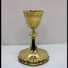 9" Chalice with Deep Engravings SKU C199-070